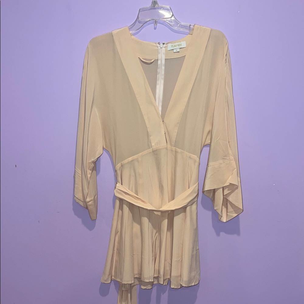 Yumi Kim Cream Women's Silk Dress